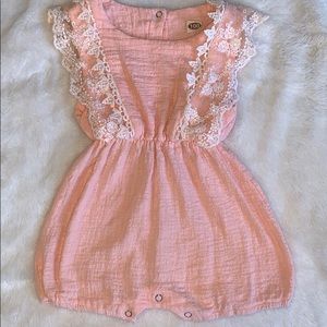 Baby Girl Pink Romper